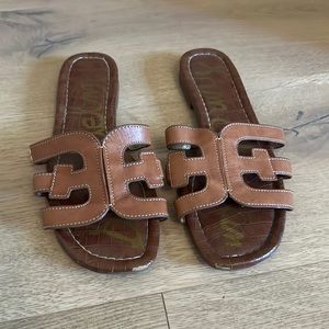 Size 7.5 Brown Bay slide  Sam Edelman sandal
